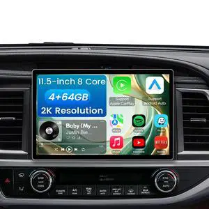 11.5 Inch 8 Core 4GB+64GB Car Radio Stereo for Toyota Highlander 2014-2019, 2K Touchscreen Android 13 Head Unit with Wireless CarPlay & Android Auto, 1080P Backup Camera, GPS, SWC, AM/FM Radio 11.5 Inch 8 Core 4GB+64GB Car Radio Stereo for Toyota Highlander 2014-2019, 2K Touchscreen Android 13 Head Unit with Wireless CarPlay & Android Auto, 1080P Backup Camera, GPS, SWC, AM/FM Radio