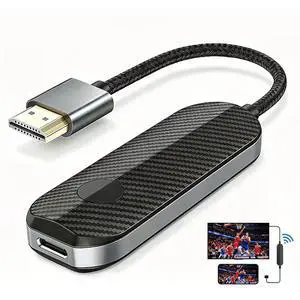 iShare iOS Wireless HDMI Adapter for iPhone iPad, 5GHz 1080P Screen Mirroring to TV Monitor Projector, Plug & Play No App, Stream YouTube TikTok to TV, Laptop Duplicate/Extend Mode iShare iOS Wireless HDMI Adapter for iPhone iPad, 5GHz 1080P Screen Mirroring to TV Monitor Projector, Plug & Play No App, Stream YouTube TikTok to TV, Laptop Duplicate/Extend Mode