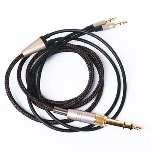 Replacement Audio Upgrade Cable Compatible with Hifiman Sundara, Ananda, Arya, HE400SE, Edition XS, HE4XX Headphones 3.5mm/6.35mm to Dual 3.5mm end 3meters/9.9ft Replacement Audio Upgrade Cable Compatible with Hifiman Sundara, Ananda, Arya, HE400SE, Edition XS, HE4XX Headphones 3.5mm/6.35mm to Dual 3.5mm end 3meters/9.9ft