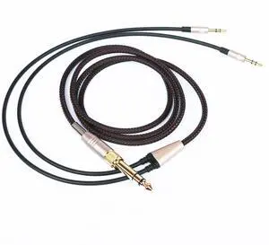 Replacement Audio Upgrade Cable Compatible with Hifiman Sundara, Ananda, Arya, HE400SE, Edition XS, HE4XX Headphones 3.5mm/6.35mm to Dual 3.5mm end 1.2m/4ft Replacement Audio Upgrade Cable Compatible with Hifiman Sundara, Ananda, Arya, HE400SE, Edition XS, HE4XX Headphones 3.5mm/6.35mm to Dual 3.5mm end 1.2m/4ft