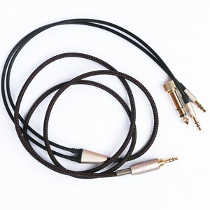 Replacement Audio Cable only Compatible with Hifiman Sundara, Arya, Ananda Headphones 3.5mm and 6.35mm to Dual 3.5mm Connector Jack Male Cord 1.2meters/4feet Replacement Audio Cable only Compatible with Hifiman Sundara, Arya, Ananda Headphones 3.5mm and 6.35mm to Dual 3.5mm Connector Jack Male Cord 1.2meters/4feet