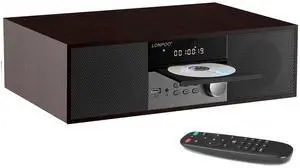 Bluetooth Stereo System for Home, 40W CD Player with FM Radio | Built-in DSP, 3" Woofer, Preset 20 FM Stations,12mm Thick MDF, Aluminum Panel, Home Audio System,Brown Bluetooth Stereo System for Home, 40W CD Player with FM Radio | Built-in DSP, 3" Woofer, Preset 20 FM Stations,12mm Thick MDF, Aluminum Panel, Home Audio System,Brown