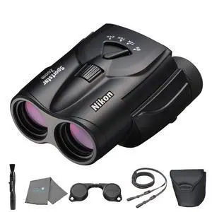 Sportstar Zoom 8-24x25 (16736) Small Black Variable Zoom Binoculars with Lens Pen and Cleaning Cloth - Compact Binoculars for Adults, for Sports Watching, Wildlife, and Hiking Sportstar Zoom 8-24x25 (16736) Small Black Variable Zoom Binoculars with Lens Pen and Cleaning Cloth - Compact Binoculars for Adults, for Sports Watching, Wildlife, and Hiking