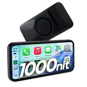 Mini 6.9 CarPlay Screen for Car,Equal-Bezel Rounded Display,1000-nit Brightness,Portable 60fps Wireless Apple Carplay,Compatible with MagSafe Magnetic Mounts,Display-Only BT Mode Mini 6.9 CarPlay Screen for Car,Equal-Bezel Rounded Display,1000-nit Brightness,Portable 60fps Wireless Apple Carplay,Compatible with MagSafe Magnetic Mounts,Display-Only BT Mode