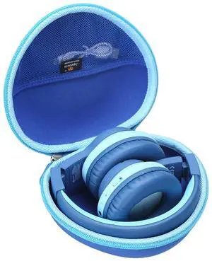 Case Compatible with iClever BTH12 / HS19 / BTH26 Kids Bluetooth Headphones, Portable Storage Headphones Bag for Accessories -Blue (Case Only) Case Compatible with iClever BTH12 / HS19 / BTH26 Kids Bluetooth Headphones, Portable Storage Headphones Bag for Accessories -Blue (Case Only)
