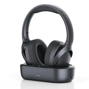 Wireless Headphones for TV Watching with Charging Dock | Digital Optical RCA AUX 3.5MM Over Ear Headset for Seniors, Bluetooth Headphones No Delay, 30 Hrs Playtime, Plug and Play Wireless Headphones for TV Watching with Charging Dock | Digital Optical RCA AUX 3.5MM Over Ear Headset for Seniors, Bluetooth Headphones No Delay, 30 Hrs Playtime, Plug and Play