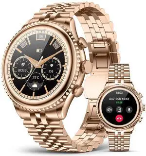 2026 Luxury Smart Watch for Men, Rotating Dial (Axe-Cut Bezel) Smartwatch, 1.32" AMOLED Display, Heart Rate, Blood Pressure, SpO2, Sleep Monitor, Stainless Steel Build, Compatible Android and iOS 2026 Luxury Smart Watch for Men, Rotating Dial (Axe-Cut Bezel) Smartwatch, 1.32" AMOLED Display, Heart Rate, Blood Pressure, SpO2, Sleep Monitor, Stainless Steel Build, Compatible Android and iOS