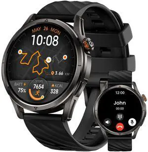 Magic R10 GPS Smart Watch for Men, Stainless Steel Body, 50 Days Battery, 5ATM Waterproof, 180 Sport Modes for Outdoor Activity, 24/7 Heart Rate & Sleep Monitor (Black) Magic R10 GPS Smart Watch for Men, Stainless Steel Body, 50 Days Battery, 5ATM Waterproof, 180 Sport Modes for Outdoor Activity, 24/7 Heart Rate & Sleep Monitor (Black)
