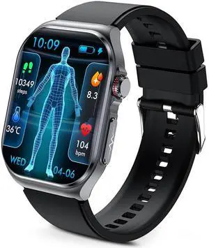 Advanced Smart Watch for Men Women - 2.04" HD Health Smart Watches with Answer/Make Call, 24H Heart Rate Monitor Smartwatch for iOS/Android Advanced Smart Watch for Men Women - 2.04" HD Health Smart Watches with Answer/Make Call, 24H Heart Rate Monitor Smartwatch for iOS/Android