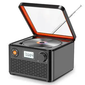 Boombox CD Player with Bluetooth, 6-in-1 Portable CD Player with Speakers & FM Radio, Small CD Player for Home with USB/TF, Compact Desktop Design w/Screen & Audio, Great Gift for Seniors & Kids Boombox CD Player with Bluetooth, 6-in-1 Portable CD Player with Speakers & FM Radio, Small CD Player for Home with USB/TF, Compact Desktop Design w/Screen & Audio, Great Gift for Seniors & Kids
