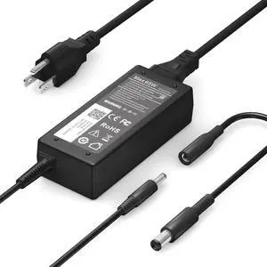 65W Laptop Charger for dell Inspiron,AC Adapter Compatible with Dell Inspiron 11 13 15 17 Charger 11-3000 13-7000 15-7000 15-5000 17-7000 17-5000 17-3000 3452 5570 with 2 Tips (4.5mm + 7.4mm) 65W Laptop Charger for dell Inspiron,AC Adapter Compatible with Dell Inspiron 11 13 15 17 Charger 11-3000 13-7000 15-7000 15-5000 17-7000 17-5000 17-3000 3452 5570 with 2 Tips (4.5mm + 7.4mm)