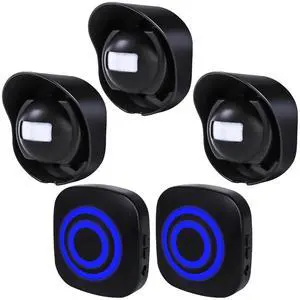 328ft Range Wireless Driveway Alarm Outside Weather Resistant Motion Sensor Alarm Security Alert-Protect Outdoor/Indoor Property-2 Receiver and 3 PIR Motion Detector-38 Chimes 328ft Range Wireless Driveway Alarm Outside Weather Resistant Motion Sensor Alarm Security Alert-Protect Outdoor/Indoor Property-2 Receiver and 3 PIR Motion Detector-38 Chimes