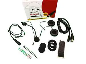 Motorcycle Helmet Headset Compatible with 5-Pin Honda Goldwing, Yamaha Star Venture, and Kawasaki Voyager 1700 Audio Systems | Includes 5-Pin Honda Lower Cord Motorcycle Helmet Headset Compatible with 5-Pin Honda Goldwing, Yamaha Star Venture, and Kawasaki Voyager 1700 Audio Systems | Includes 5-Pin Honda Lower Cord