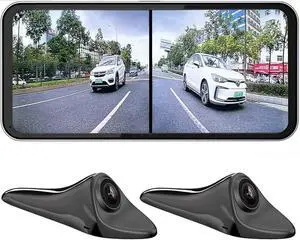 AI Blind Spot Camera paired with car Blind spot Display System, Blind spot Driving Recorder, Blind Spot Detection Warning Assistance, Blind spot Monitoring BSM, Camera Monitoring System CMS (Black) AI Blind Spot Camera paired with car Blind spot Display System, Blind spot Driving Recorder, Blind Spot Detection Warning Assistance, Blind spot Monitoring BSM, Camera Monitoring System CMS (Black)