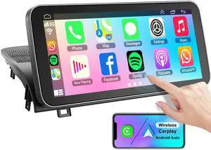 Car Radio Stereo for Honda Accord 10th 2018 2019 2020 2021 2022 | 4GB+64GB, Android GPS Wireless CarPlay Android Auto Navi Upgrade Head Unit 12.3 Inch Screen,SWC FM Bluetooth Backup Camera Car Radio Stereo for Honda Accord 10th 2018 2019 2020 2021 2022 | 4GB+64GB, Android GPS Wireless CarPlay Android Auto Navi Upgrade Head Unit 12.3 Inch Screen,SWC FM Bluetooth Backup Camera