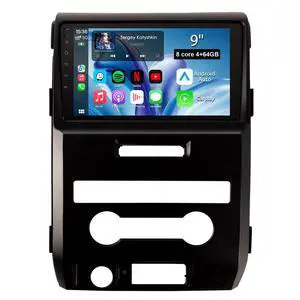 8 Core 4+64GB Car Radio Stereo Upgrade for Ford F150 2009 2010 2011 2012, Plug and Play 9'' Android 13 Head Unit with Wireless Carplay/Android Auto/1080P Backup Camera/AM FM Radio 8 Core 4+64GB Car Radio Stereo Upgrade for Ford F150 2009 2010 2011 2012, Plug and Play 9'' Android 13 Head Unit with Wireless Carplay/Android Auto/1080P Backup Camera/AM FM Radio