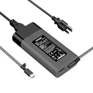 65W USB C Charger for HP Laptop, Dual Port Type C Power Cord, 20V 3.25A | Replacement for HP EliteBook Envy x360 Pavilion Chromebook Spectre ProBook Series, Portable Travel Power AC Adapter 65W USB C Charger for HP Laptop, Dual Port Type C Power Cord, 20V 3.25A | Replacement for HP EliteBook Envy x360 Pavilion Chromebook Spectre ProBook Series, Portable Travel Power AC Adapter