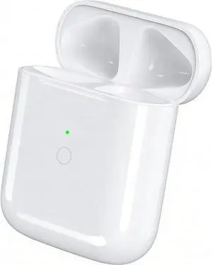 Replacement Charging Case for AirPods 1st/ 2nd Generation, Wireless Charger Case for Air Pod 1/2 Gen, Support Bluetooth Pairing Sync Button, No Earbuds (L-Port) Replacement Charging Case for AirPods 1st/ 2nd Generation, Wireless Charger Case for Air Pod 1/2 Gen, Support Bluetooth Pairing Sync Button, No Earbuds (L-Port)