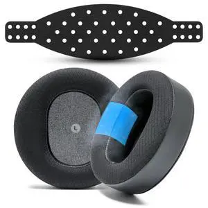 Mod Kit V2 for Maxwell Gen 1 Cooling Gel Earpads + Extra Wide Silicone Headband Compatible with Audeze Maxwell Xbox & PS5 Gen 1 by Wicked Cushions | Enhanced Comfort & Cooling | Black Mod Kit V2 for Maxwell Gen 1 Cooling Gel Earpads + Extra Wide Silicone Headband Compatible with Audeze Maxwell Xbox & PS5 Gen 1 by Wicked Cushions | Enhanced Comfort & Cooling | Black