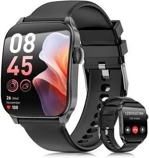 Smart Watches for Men Women, 1.91" HD Curve Screen Smartwatch (Answer/Make Call), Activity Fitness Tracker with Heart Rate Sleep Monitor Pedometer, 100+ Sport Modes, Smart Watch for Android iPhone Smart Watches for Men Women, 1.91" HD Curve Screen Smartwatch (Answer/Make Call), Activity Fitness Tracker with Heart Rate Sleep Monitor Pedometer, 100+ Sport Modes, Smart Watch for Android iPhone