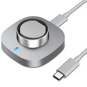 Charger Compatible with Ultrahuman Ring/Ring Air-Size 8 | Fast Safe Portable Charging Dock with USB-C Cable,Silver GrayNot Compatible with Ultrahuman Ring Pro) Charger Compatible with Ultrahuman Ring/Ring Air-Size 8 | Fast Safe Portable Charging Dock with USB-C Cable,Silver GrayNot Compatible with Ultrahuman Ring Pro)