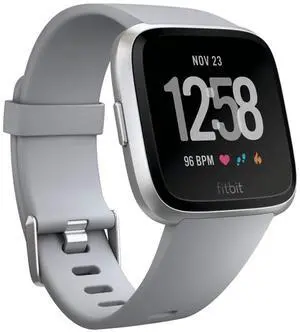 Versa Smart Watch, Gray/Silver Aluminium, One Size (S & L Bands Included) Versa Smart Watch, Gray/Silver Aluminium, One Size (S & L Bands Included)