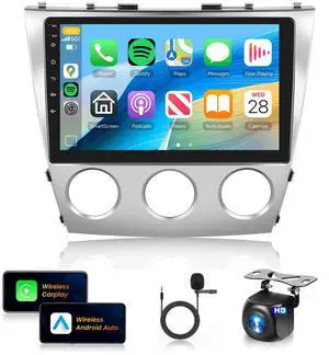 4G+64G Car Stereo for Toyota Camry 2006-2011(Manual A/C) Wireless CarPlay Android Auto,Android 10.1 IPS Touchscreen Car Radio BT5.0,GPS,5G WiFi,SWC,59UI,32EQ AI DSP+HD Backup Camera for Camry Radio 4G+64G Car Stereo for Toyota Camry 2006-2011(Manual A/C) Wireless CarPlay Android Auto,Android 10.1 IPS Touchscreen Car Radio BT5.0,GPS,5G WiFi,SWC,59UI,32EQ AI DSP+HD Backup Camera for Camry Radio