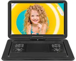 19.6" Portable DVD Player with 17.1" Large HD Screen, 5 Hours Battery DVD Player Portable with Car Charger, Kids Portable DVD Player Support All Region Discs, USB and SD Card, Sync TV 19.6" Portable DVD Player with 17.1" Large HD Screen, 5 Hours Battery DVD Player Portable with Car Charger, Kids Portable DVD Player Support All Region Discs, USB and SD Card, Sync TV