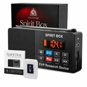 Spirit Box for Ghost Hunting | Recording Function, 5-Speed Fast Sweep, 10+ Hours of Use Per Charge & 32GB Card for EVP Sessions Spirit Box for Ghost Hunting | Recording Function, 5-Speed Fast Sweep, 10+ Hours of Use Per Charge & 32GB Card for EVP Sessions