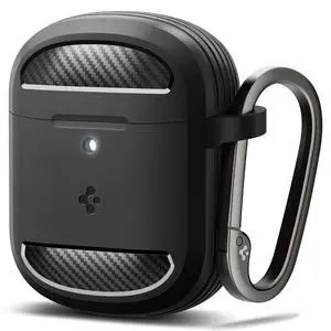 Rugged Armor Designed for Pixel Buds Pro 2 & 1 (2024/2022) | TPU & PC Dual Layer, Drop Protection, Carbon-fiber Accent. Included Carabiner - Matte Black Rugged Armor Designed for Pixel Buds Pro 2 & 1 (2024/2022) | TPU & PC Dual Layer, Drop Protection, Carbon-fiber Accent. Included Carabiner - Matte Black