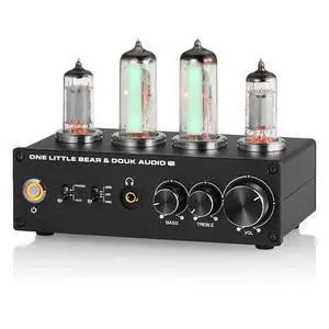 T9 Vacuum Tube Phono Preamp Stereo Turntable Preamplifier with Headphone Output and Treble Bass Control for MM/MC Record Player, Home Hi-Fi Audio, Amplifier, Speaker T9 Vacuum Tube Phono Preamp Stereo Turntable Preamplifier with Headphone Output and Treble Bass Control for MM/MC Record Player, Home Hi-Fi Audio, Amplifier, Speaker