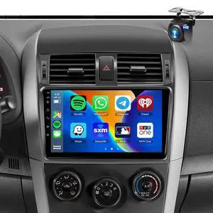 2G+64G Car Stereo for Toyota Corolla 2009 2010 2011 2012 2013 | Android15 Car Radio with Wireless Carplay/Android Auto 9" TouchScreen GPS 5G WiFi Bluetooth FM/RDS 28UI SWC Backup Camera Mic 2G+64G Car Stereo for Toyota Corolla 2009 2010 2011 2012 2013 | Android15 Car Radio with Wireless Carplay/Android Auto 9" TouchScreen GPS 5G WiFi Bluetooth FM/RDS 28UI SWC Backup Camera Mic