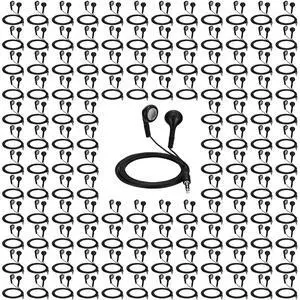 150 Packs Earbuds Bulk Earphones with 3.5 mm Headphones Wired Ear Earbud Wired Earphone for Adult Teacher Office Home Computer Travel Library Individually Packed(Black) 150 Packs Earbuds Bulk Earphones with 3.5 mm Headphones Wired Ear Earbud Wired Earphone for Adult Teacher Office Home Computer Travel Library Individually Packed(Black)