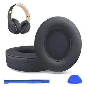 Replacement Ear Pads for Beats Studio 2 & Studio 3 Wired & Wireless Headphones, Ear Cushions, Ear Cups Cover Repair Parts (Shadow Gray) Replacement Ear Pads for Beats Studio 2 & Studio 3 Wired & Wireless Headphones, Ear Cushions, Ear Cups Cover Repair Parts (Shadow Gray)