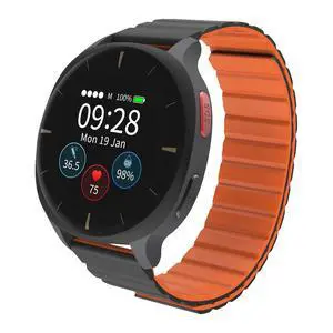 Audar E2 Senior Smartwatch with Fall Detection & SOS, Vital Sign Monitoring | 24/7 Heart Rate, BP, SpO & Temp Monitoring, AI Wellbeing Reports, Health History, Cloud Dashboard, No Phone/App Needed Audar E2 Senior Smartwatch with Fall Detection & SOS, Vital Sign Monitoring | 24/7 Heart Rate, BP, SpO & Temp Monitoring, AI Wellbeing Reports, Health History, Cloud Dashboard, No Phone/App Needed