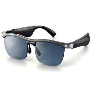 Bluetooth Sunglasses, Open-Ear Audio Glasses | UV400 Polarized Lenses, Bluetooth 5.3, 8H Playtime | Adjustable Nose Pads, Hands-Free Call for Sports Driving Cycling | Men & Women Bluetooth Sunglasses, Open-Ear Audio Glasses | UV400 Polarized Lenses, Bluetooth 5.3, 8H Playtime | Adjustable Nose Pads, Hands-Free Call for Sports Driving Cycling | Men & Women
