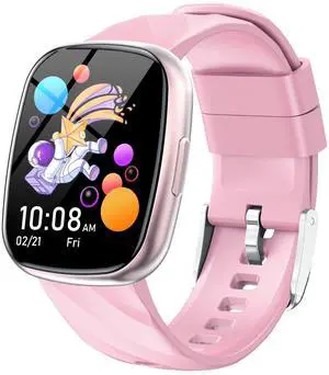 Smart Watch for Kids Fitness Activity Tracker for Boys Girls, Waterproof, Puzzle Games, Alarm Music, Sport Mode, Heart Rate, Sleep, Pedometer, Children Smartwatch Birthday Gift (Pink) Smart Watch for Kids Fitness Activity Tracker for Boys Girls, Waterproof, Puzzle Games, Alarm Music, Sport Mode, Heart Rate, Sleep, Pedometer, Children Smartwatch Birthday Gift (Pink)