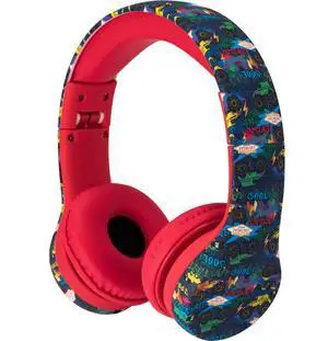 Play+ Kids Headphones with Volume Limiting for Toddlers (Boys/Girls) - Monster Trucks Play+ Kids Headphones with Volume Limiting for Toddlers (Boys/Girls) - Monster Trucks