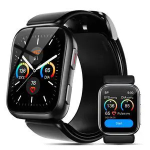 Blood Pressure Smart Watch, 1.95'' Blood Pressure Smartwatch with Air Pump Cuff, Blood Pressure Sleep Monitor Sports Tracking for Android iOS Supports Data Sharing, Reminder Monitoring Blood Pressure Smart Watch, 1.95'' Blood Pressure Smartwatch with Air Pump Cuff, Blood Pressure Sleep Monitor Sports Tracking for Android iOS Supports Data Sharing, Reminder Monitoring