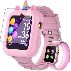 Smart Watch for Kids with 39 Games,Camera,Video,Music Player,Recorder,Alarm,Pedometer,Flashlight,Stopwatch,HD Touch Screen,Birthday Gift Toy for Girls Ages 3-12(Pink) Smart Watch for Kids with 39 Games,Camera,Video,Music Player,Recorder,Alarm,Pedometer,Flashlight,Stopwatch,HD Touch Screen,Birthday Gift Toy for Girls Ages 3-12(Pink)