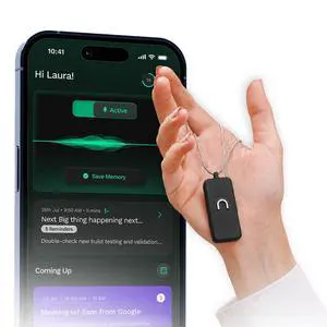 Neo 1 AI Wearable Assistant Capture Meetings, Conversations & Ideas with AI Summaries, Action Items, Notes & Reminders, No Monthly Cost, Free Subscription - Black Neo 1 AI Wearable Assistant Capture Meetings, Conversations & Ideas with AI Summaries, Action Items, Notes & Reminders, No Monthly Cost, Free Subscription - Black