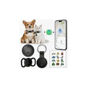 GPS Tracker for Dogs, Smart Collar with Real-Time Location - Pet Location Tracker with Holder, No Monthly Fee/No SIM Card, Works with iOS Find MyApple MFi Certified , Ultra-Slim, IP68 Waterproof GPS Tracker for Dogs, Smart Collar with Real-Time Location - Pet Location Tracker with Holder, No Monthly Fee/No SIM Card, Works with iOS Find MyApple MFi Certified , Ultra-Slim, IP68 Waterproof