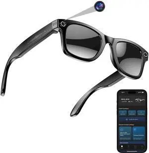 AI Smart Camera Glasses for Men Women, 4K Photography,1080P HD Video Recording,Real-Time Translation, Open-Ear Audio,Voice Assistant, Lightweight AI Smart Camera Glasses for Men Women, 4K Photography,1080P HD Video Recording,Real-Time Translation, Open-Ear Audio,Voice Assistant, Lightweight