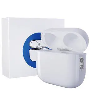 Wireless Charging Case Replacement Compatible with AirPods Pro 3, Airpods Pro 3 Case with Bluetooth Button for Pairing, 450 mAh Airpod Pro 3 Replacement White Wireless Charging Case Replacement Compatible with AirPods Pro 3, Airpods Pro 3 Case with Bluetooth Button for Pairing, 450 mAh Airpod Pro 3 Replacement White