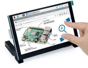 5 Inch Touchscreen Monitor for Raspberry Pi 5 4 B 3 B+ A+, 800x480 Pixel IPS Display, 5-Point Touch Capacitive Screen, Driver-Free MIPI DSI Port 5 Inch Touchscreen Monitor for Raspberry Pi 5 4 B 3 B+ A+, 800x480 Pixel IPS Display, 5-Point Touch Capacitive Screen, Driver-Free MIPI DSI Port