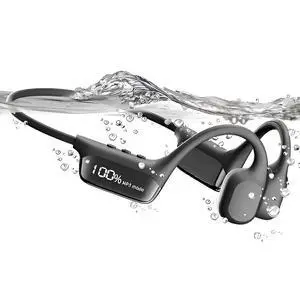 Swimming Headphones,IPX8 Underwater Swimming Headphone with LED Display,Bone Conduction Swim Headphone Built-in 32G Memory MP3 Player,Open Ear Earphones for Running Cycling Swimming Headphones,IPX8 Underwater Swimming Headphone with LED Display,Bone Conduction Swim Headphone Built-in 32G Memory MP3 Player,Open Ear Earphones for Running Cycling