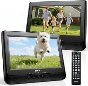 10.1" Dual Car DVD Player, Portable DVD Player for Car Headrest Dual Screen with Remote, 5 Hours Rechargeable Battery, Last Memory, All Region, Travel, Support DVD/CD/USB/SD Card 10.1" Dual Car DVD Player, Portable DVD Player for Car Headrest Dual Screen with Remote, 5 Hours Rechargeable Battery, Last Memory, All Region, Travel, Support DVD/CD/USB/SD Card