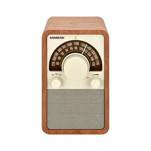 WR-15WL AM/FM Table Top Wooden Radio, Walnut WR-15WL AM/FM Table Top Wooden Radio, Walnut