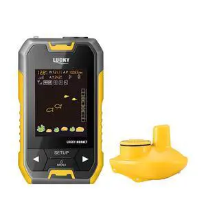 Kayak Portable Fish Depth Finder for Boats and Bank | Wireless Handheld Fish Finders with Transducer Castable Fishing Sonar for Pole Freshwater Saltwater Fishing Kayak Portable Fish Depth Finder for Boats and Bank | Wireless Handheld Fish Finders with Transducer Castable Fishing Sonar for Pole Freshwater Saltwater Fishing