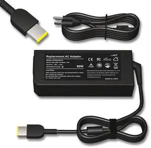 90W Charger for Lenovo ThinkPad T440 T450 X1 Carbon Slim Tip | Compatible with E431 E440, G410 Z510, Yoga 11s, Flex 14 15D, 45N0237 0B46994 45N0236 45N0239 344428U T431s 0B46994 0B46995 90W Charger for Lenovo ThinkPad T440 T450 X1 Carbon Slim Tip | Compatible with E431 E440, G410 Z510, Yoga 11s, Flex 14 15D, 45N0237 0B46994 45N0236 45N0239 344428U T431s 0B46994 0B46995